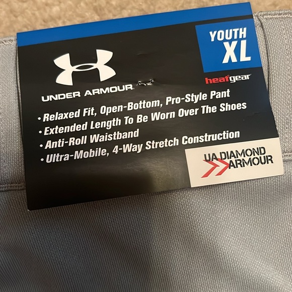 NWT Youth XL Under Armour Clean Up Baseball Pants - Picture 2 of 6